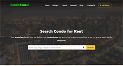 Desktop Screenshot of condorental.com.ph